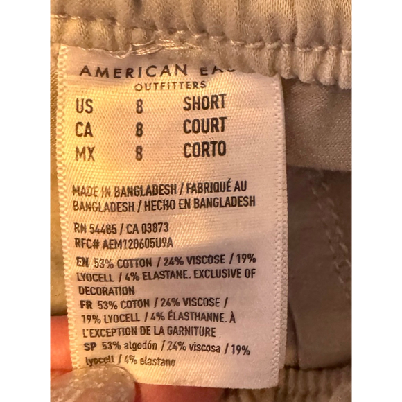 American Eagle Outfitters Super Stretch Gray Brushed cotton pants size 8 Short - Picture 9 of 11